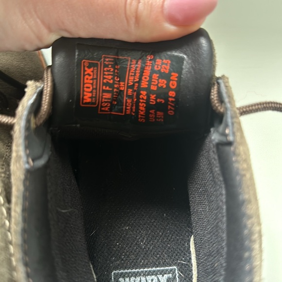 Worx -Red Wing Steel Toe Work Suede Green Boot 5.5 - Picture 7 of 7